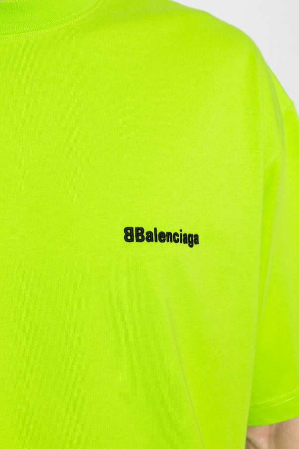 Neon store balenciaga shirt